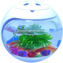 Réservoir de poisson à l&#39;aquarium nano-verre intelligent, cuve à poissons ronde